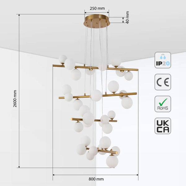 Skyline Cascade Chandelier