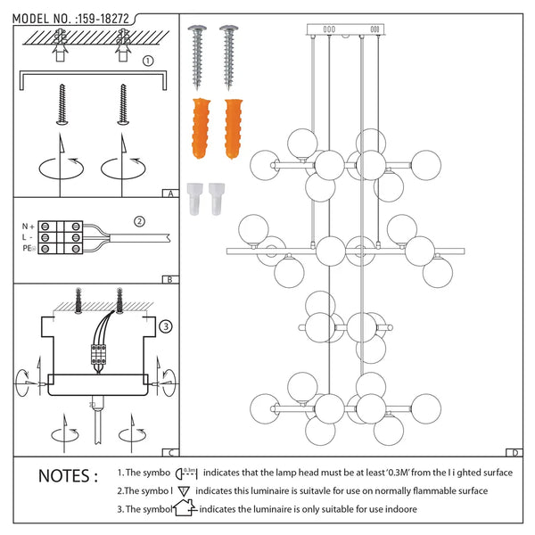 Skyline Cascade Chandelier