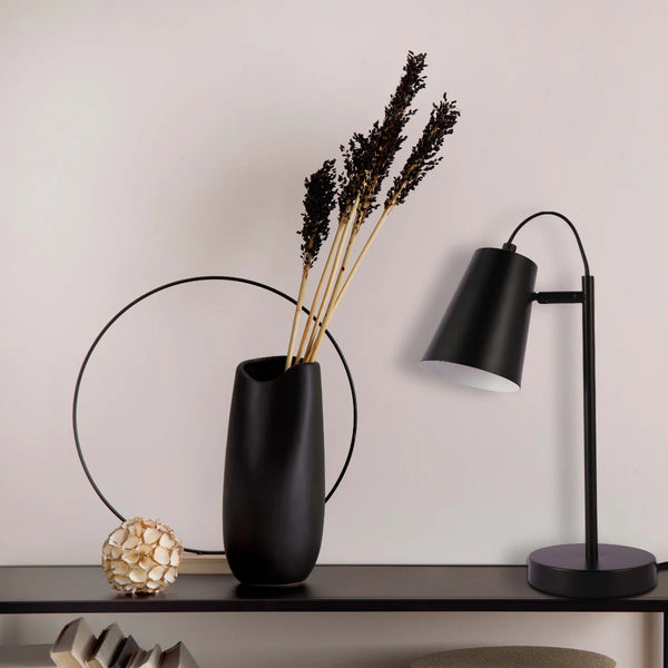 Sleek Cut Cone Desk Lamp in Vibrant Colours - Modern Elegance