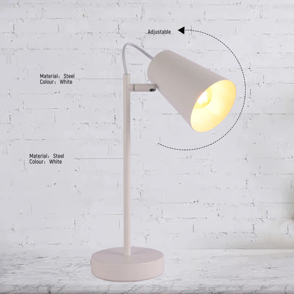 Sleek Cut Cone Desk Lamp in Vibrant Colours - Modern Elegance