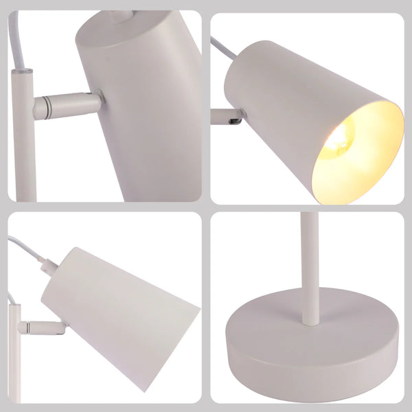 Sleek Cut Cone Desk Lamp in Vibrant Colours - Modern Elegance