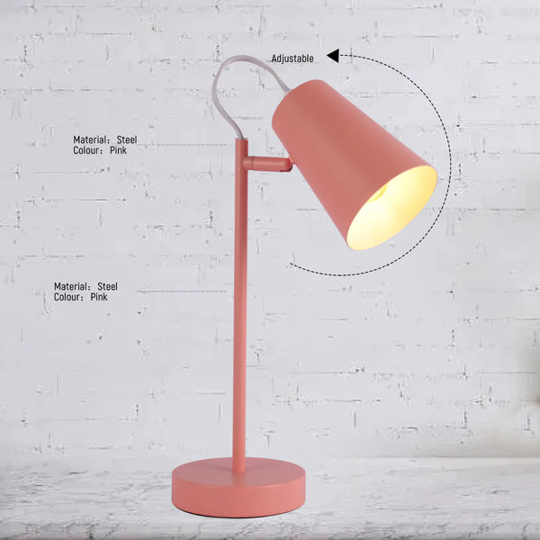 Sleek Cut Cone Desk Lamp in Vibrant Colours - Modern Elegance