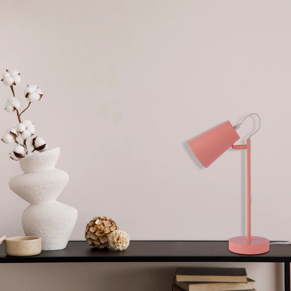 Sleek Cut Cone Desk Lamp in Vibrant Colours - Modern Elegance