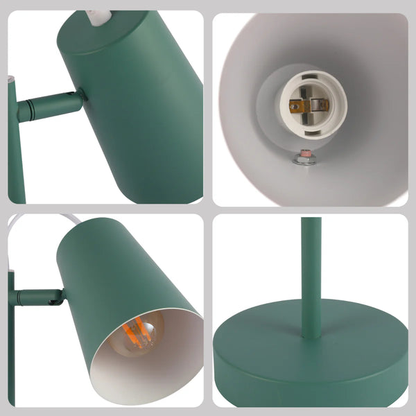 Sleek Cut Cone Desk Lamp in Vibrant Colours - Modern Elegance