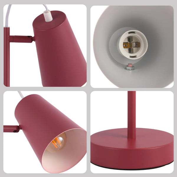Sleek Cut Cone Desk Lamp in Vibrant Colours - Modern Elegance