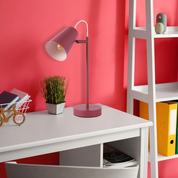 Sleek Cut Cone Desk Lamp in Vibrant Colours - Modern Elegance