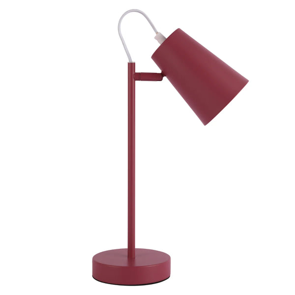 Sleek Cut Cone Desk Lamp in Vibrant Colours - Modern Elegance