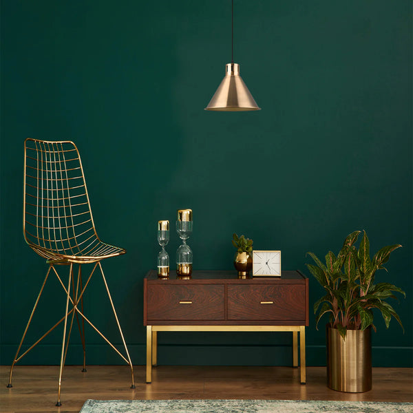 Sleek Industrial Cone Pendant Light