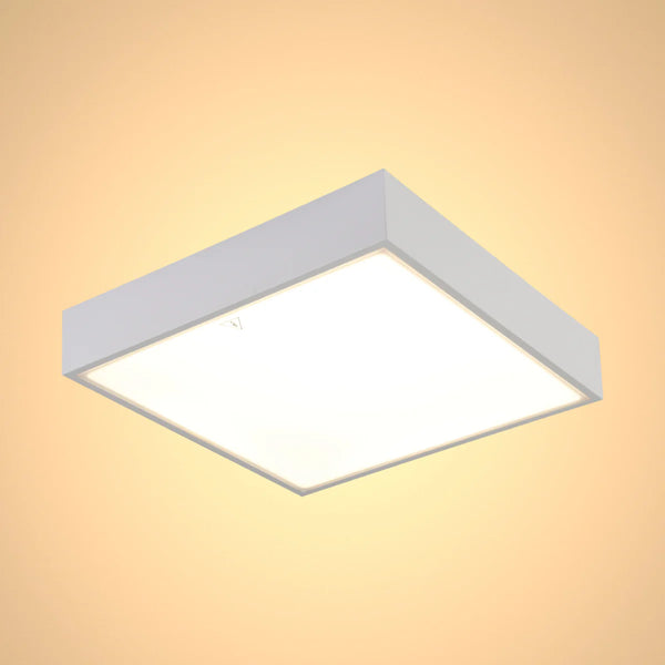 Sleek LED Bulkhead Light IP65 Ceiling Wall Interior Exterior 24W 4000K White