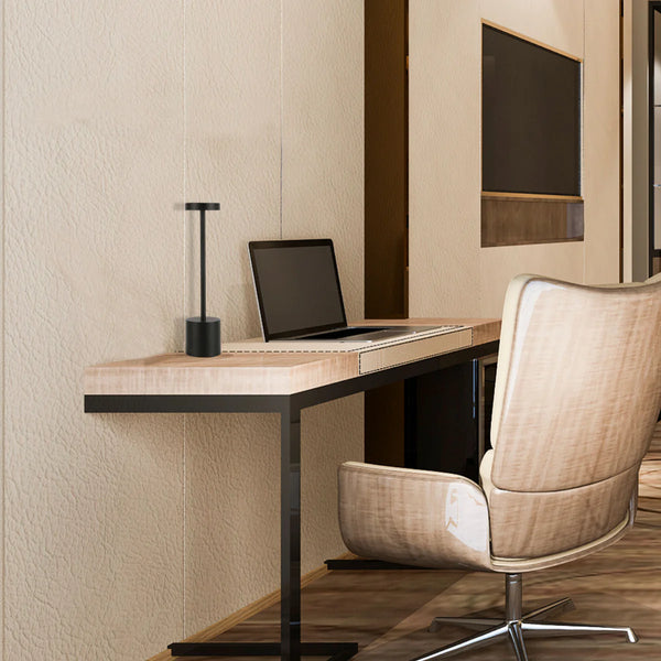 Sleek Portable Rechargeable LED Column Table Lamp