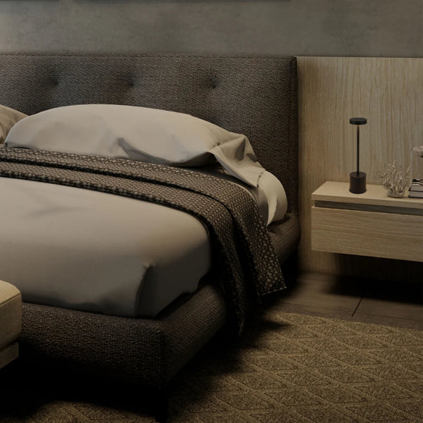 Sleek Portable Rechargeable LED Column Table Lamp