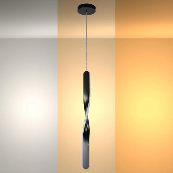 Sleek Twirl CCT Adjustable LED Pendant Light