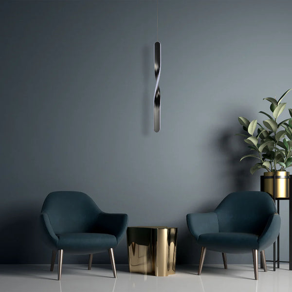 Sleek Twirl CCT Adjustable LED Pendant Light