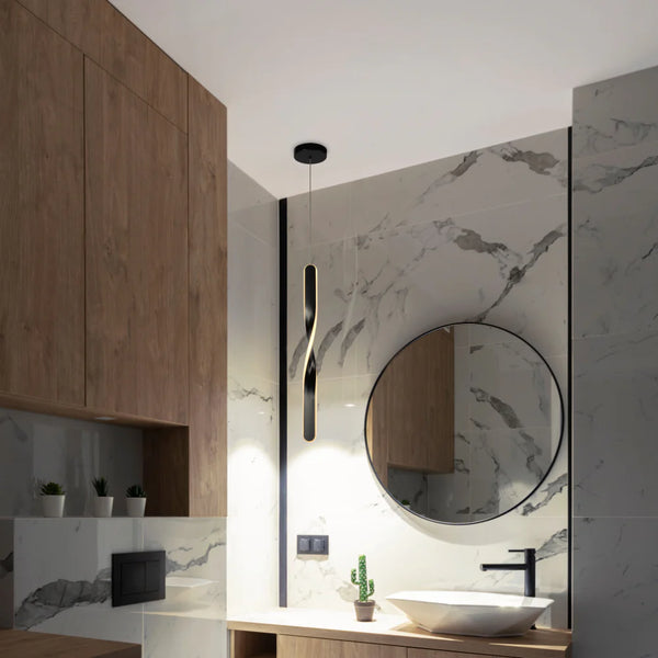 Sleek Twirl CCT Adjustable LED Pendant Light