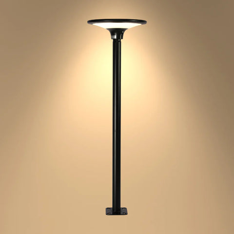 TEKLED Solar LED Post-Top Area Light 20W 4000K - Black