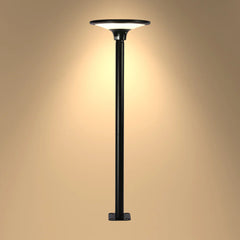 TEKLED Solar LED Post-Top Area Light 20W 4000K - Black