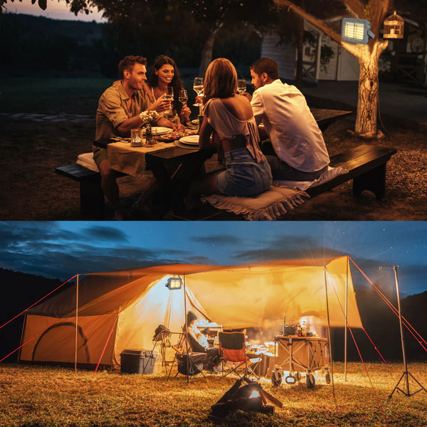 Solar Rechargeable Emergency Floodlight 5 in 1