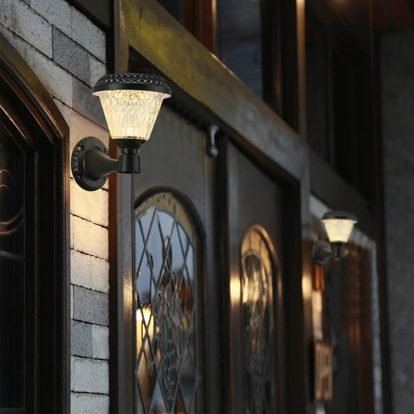 Solar Wall Light Pier Mount Light Bollard Light 3 in 1