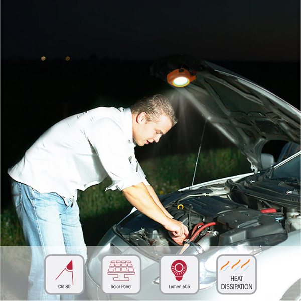SolarFlex Multi-Purpose Portable Floodlight