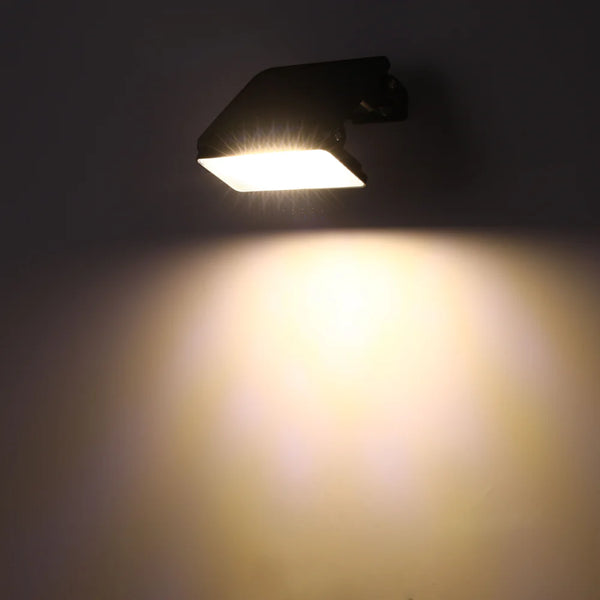 Solar-Powered LED Security Wall Light with PIR Sensor