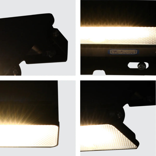 Solar-Powered LED Security Wall Light with PIR Sensor