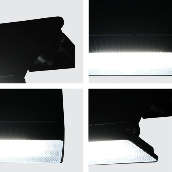 Solar-Powered LED Security Wall Light with PIR Sensor