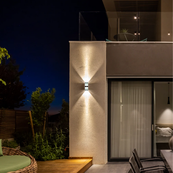 Splitted Bamboo LED Outdoor Wall Light 3000K/4000K/6500K 13W
