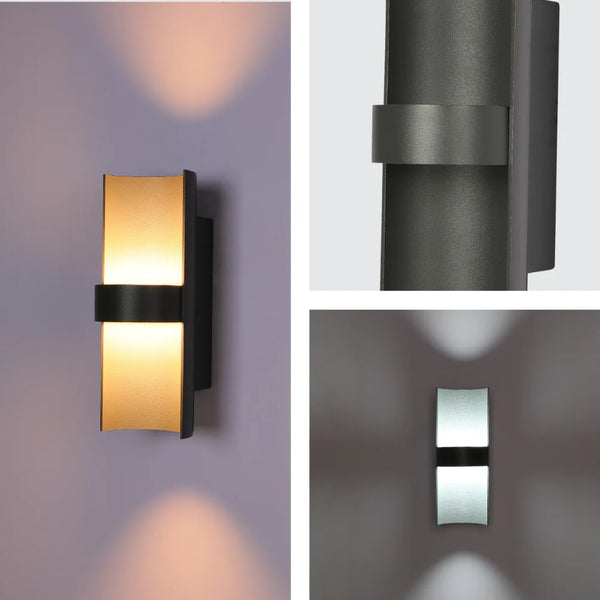 Splitted Bamboo LED Outdoor Wall Light 3000K/4000K/6500K 13W