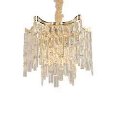 Star Crystal Chandelier Ceiling Light