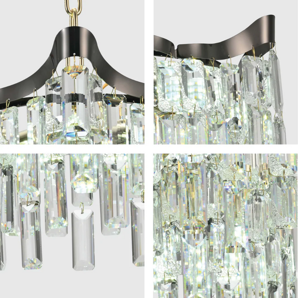 Star Crystal Chandelier Ceiling Light