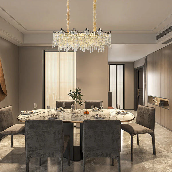 Star Crystal Chandelier Ceiling Light