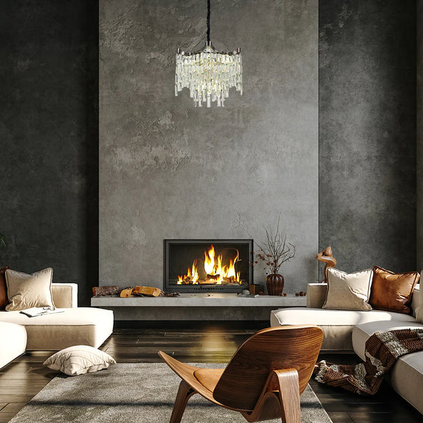 Star Crystal Chandelier Ceiling Light