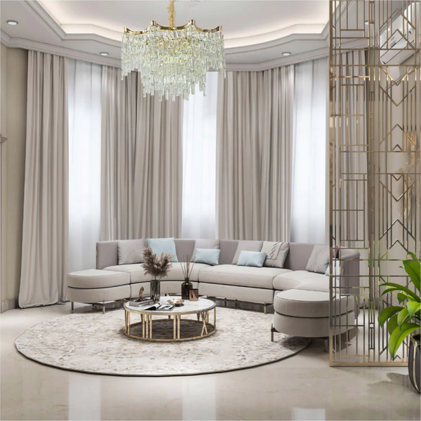 Star Crystal Chandelier Ceiling Light