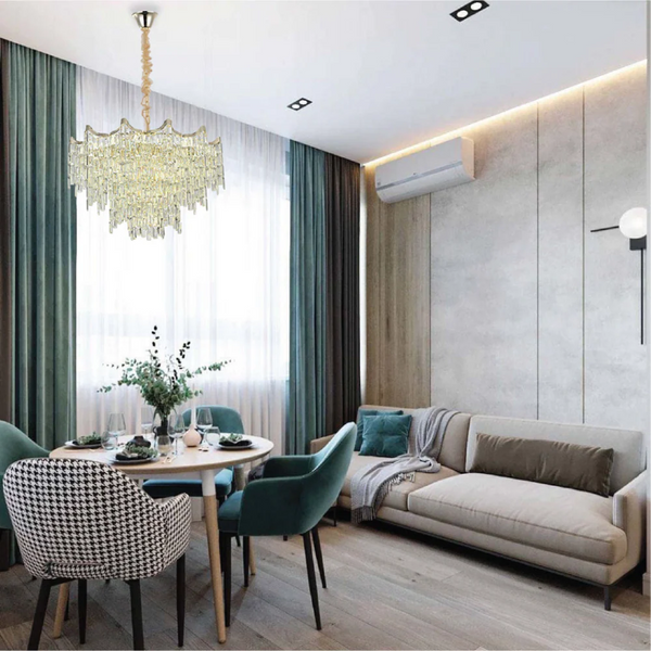 Star Crystal Chandelier Ceiling Light