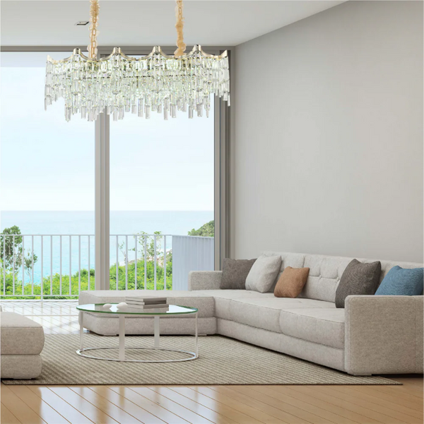 Star Crystal Chandelier Ceiling Light