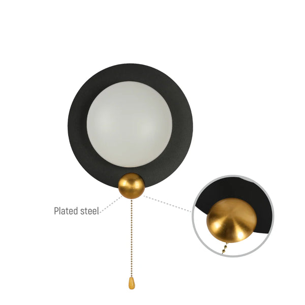Stellar Modern Pull-Down Switch LED Wall Light