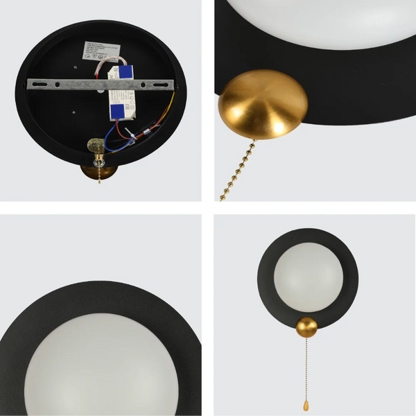 Stellar Modern Pull-Down Switch LED Wall Light