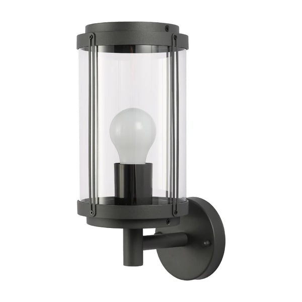 Tanaro Vintage Outdoor Wall Lantern E27 Dark Grey