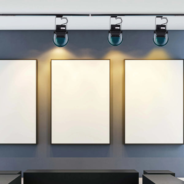 Teal Dome Adjustable LED Track Light