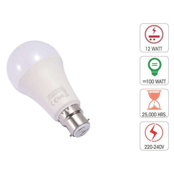 Leo LED GLS Bulb A60 Dimmable B22 Bayonet Cap
