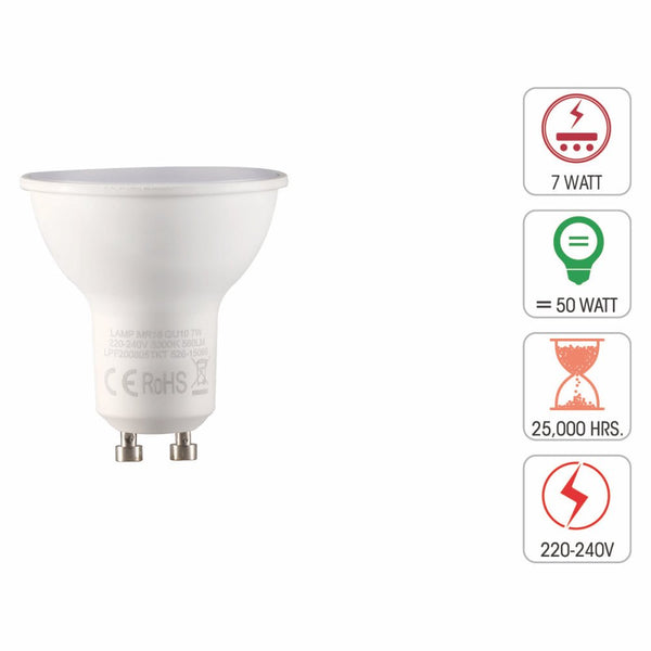 Lepus LED Spot Bulb PAR16 GU10 7W