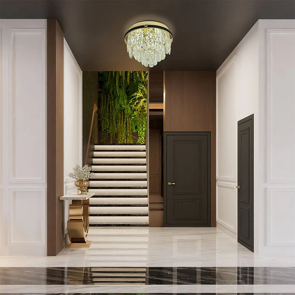 Tiered Flush Chandelier Ceiling Light