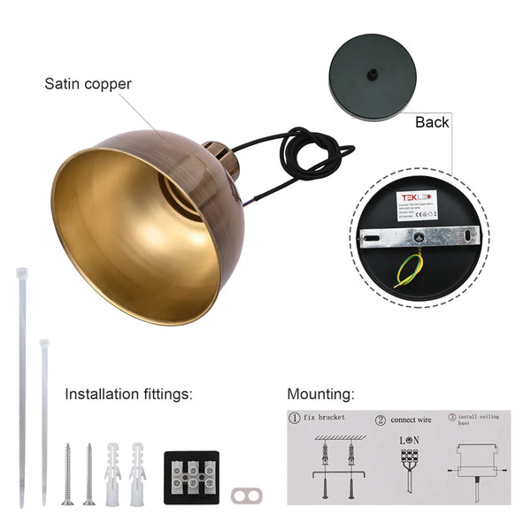 Timeless Classic Dome Pendant Light