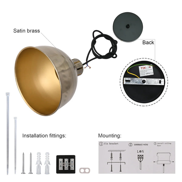 Timeless Classic Dome Pendant Light