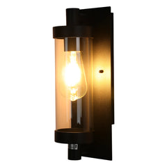 Timeless Elegance Wall Sconce - Durable Glass & Aluminium E27 Compatible Outdoor/Indoor Light