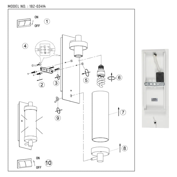 Timeless Elegance Wall Sconce - Durable Glass & Aluminium E27 Compatible Outdoor/Indoor Light