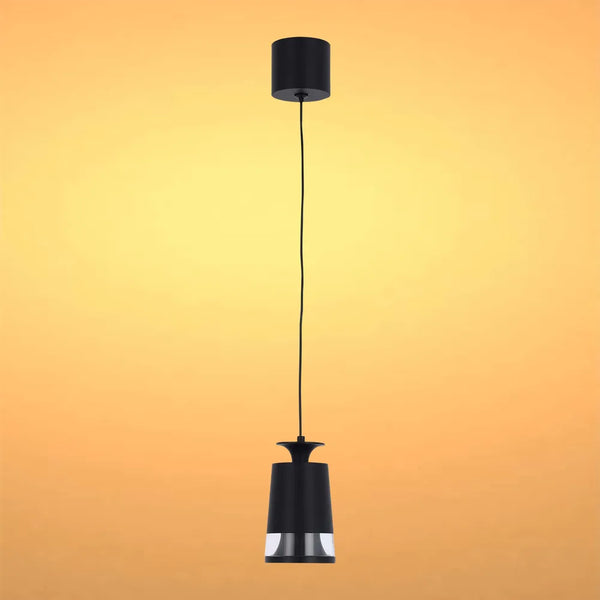 Torchlight LED Pendant Downlight 10W Black Finish, 3000K Warm White