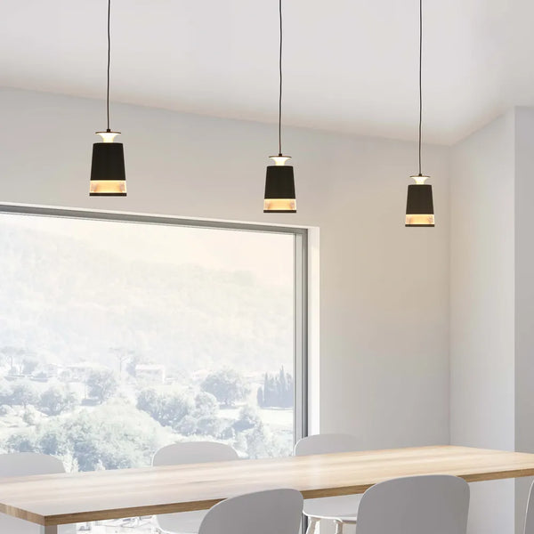 Torchlight LED Pendant Downlight 10W Black Finish, 3000K Warm White