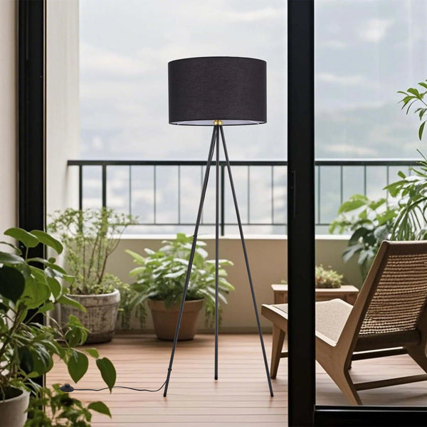 Tripod Floor Lamp – E27 Fitting, 1590mm Height