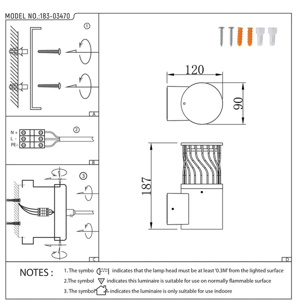 Twilight Wave LED Lantern Wall Light